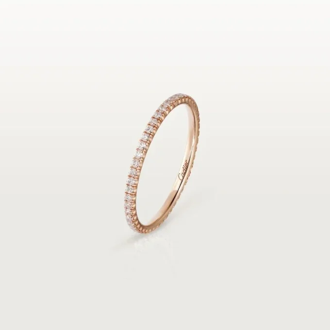 Etincelle De Cartier vielsesring, 1,5 mm bred, pavé Etincelle De Cartier vielsesring, 1,5 mm bred, pavé
