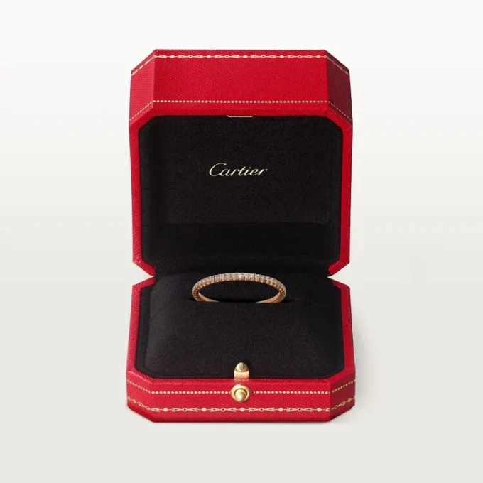 Etincelle De Cartier vielsesring, 1,5 mm bred, pavé Etincelle De Cartier vielsesring, 1,5 mm bred, pavé