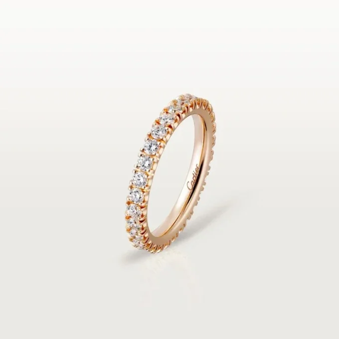 Etincelle De Cartier vielsesring, 2,6 mm bred, pavé Etincelle De Cartier vielsesring, 2,6 mm bred, pavé