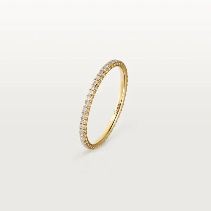 Etincelle De Cartier vielsesring – Gult guld, diamanter – Cartier