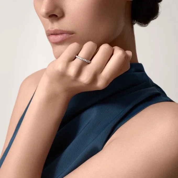 Etincelle De Cartier vielsesring – platin, diamanter – Cartier Etincelle De Cartier vielsesring – platin, diamanter – Cartier