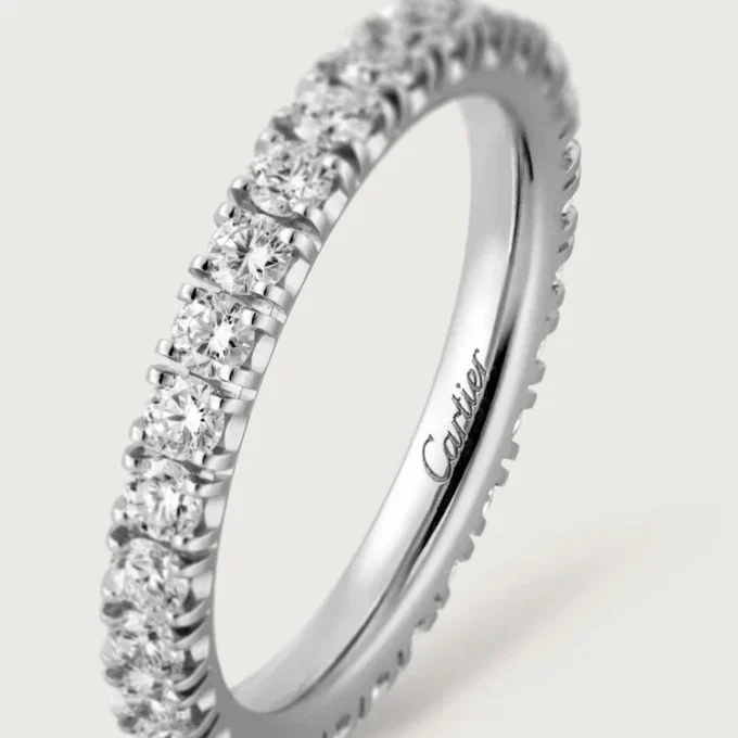 Etincelle De Cartier vielsesring – platin, diamanter – Cartier Etincelle De Cartier vielsesring – platin, diamanter – Cartier
