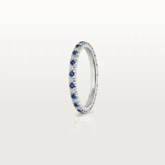 Etincelle De Cartier vielsesring – platin, safirer, diamanter – Cartier Etincelle De Cartier vielsesring – platin, safirer, diamanter – Cartier
