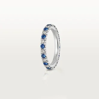 Etincelle De Cartier vielsesring – platin, safirer, diamanter – Cartier Etincelle De Cartier vielsesring – platin, safirer, diamanter – Cartier