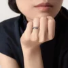 Etincelle De Cartier vielsesring – platin, safirer, diamanter – Cartier