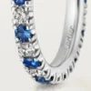 Etincelle De Cartier vielsesring – platin, safirer, diamanter – Cartier