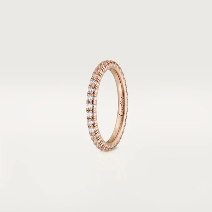 Etincelle De Cartier vielsesring – rosa guld, diamanter – Cartier Etincelle De Cartier vielsesring – rosa guld, diamanter – Cartier