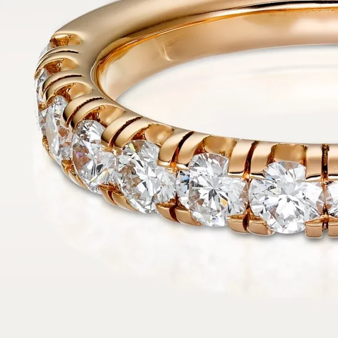 Etincelle De Cartier vielsesring – rosa guld, diamanter – Cartier Etincelle De Cartier vielsesring – rosa guld, diamanter – Cartier
