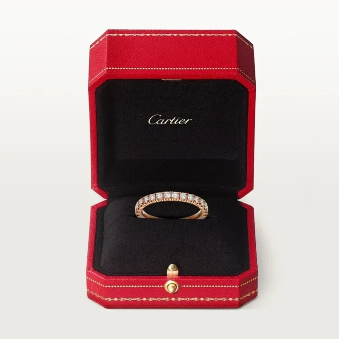 Etincelle De Cartier vielsesring – rosa guld, diamanter – Cartier Etincelle De Cartier vielsesring – rosa guld, diamanter – Cartier