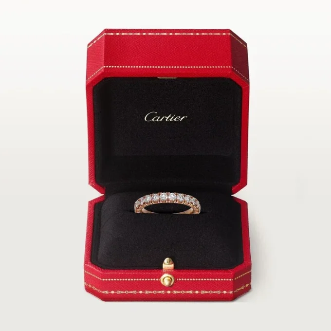 Etincelle De Cartier vielsesring – rosa guld, diamanter – Cartier Etincelle De Cartier vielsesring – rosa guld, diamanter – Cartier