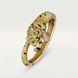 Faune Et Flore De Cartier armbånd, gule, orange og brune diamanter, pavé