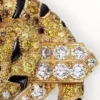Faune Et Flore De Cartier-broche, gule, orange og brune diamanter, pavé Faune Et Flore De Cartier-broche, gule, orange og brune diamanter, pavé