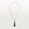 Faune Et Flore De Cartier halskæde, smaragdperler, pavé Faune Et Flore De Cartier halskæde, smaragdperler, pavé