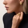 Faune Et Flore De Cartier øreringe, gule, orange og brune diamanter, pavé Faune Et Flore De Cartier øreringe, gule, orange og brune diamanter, pavé