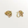 Faune Et Flore De Cartier øreringe, gule, orange og brune diamanter, pavé Faune Et Flore De Cartier øreringe, gule, orange og brune diamanter, pavé