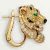 Faune Et Flore De Cartier øreringe, gule, orange og brune diamanter, pavé Faune Et Flore De Cartier øreringe, gule, orange og brune diamanter, pavé