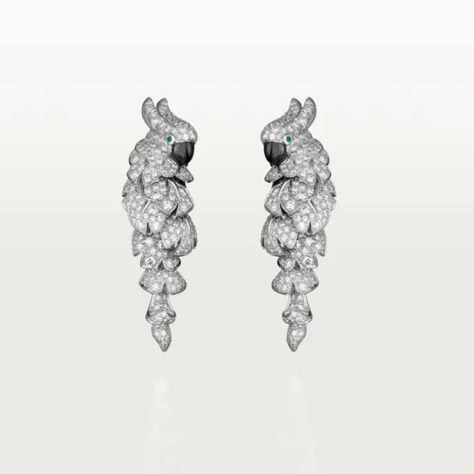 Faune Et Flore De Cartier øreringe, pavé Faune Et Flore De Cartier øreringe, pavé