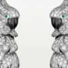 Faune Et Flore De Cartier øreringe, pavé Faune Et Flore De Cartier øreringe, pavé