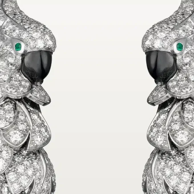 Faune Et Flore De Cartier øreringe, pavé Faune Et Flore De Cartier øreringe, pavé