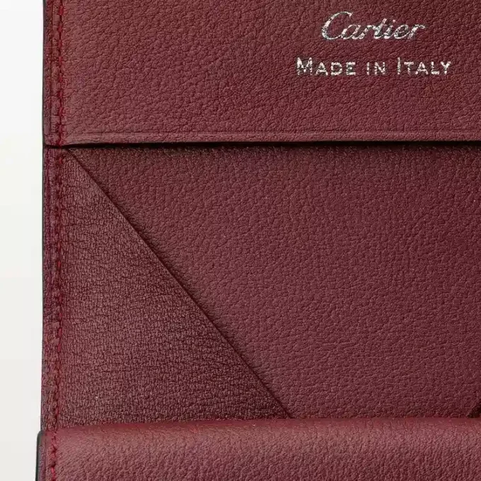 Firkantet pung, Must De Cartier – sort kalveskind, rustfrit stålfinish – Cartier Firkantet pung, Must De Cartier – sort kalveskind, rustfrit stålfinish – Cartier
