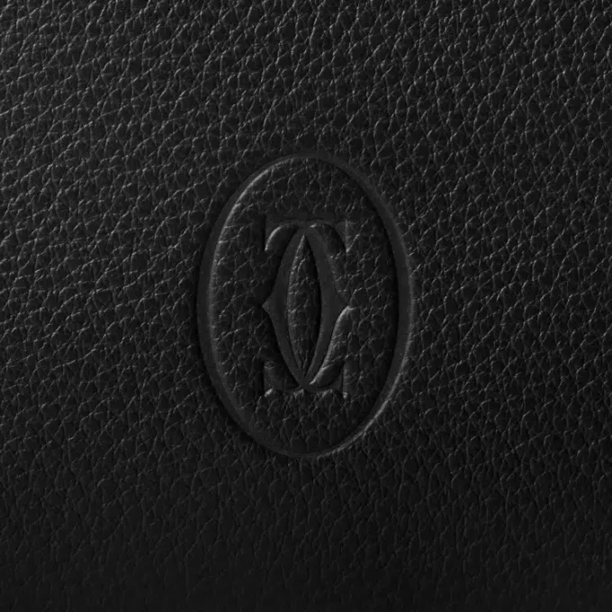 Firkantet taske, Must de Cartier – sort kalveskind, palladiumfinish – Cartier Firkantet taske, Must de Cartier – sort kalveskind, palladiumfinish – Cartier