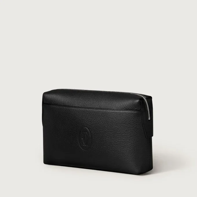 Firkantet taske, Must de Cartier – sort kalveskind, palladiumfinish – Cartier Firkantet taske, Must de Cartier – sort kalveskind, palladiumfinish – Cartier