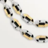 Geometrie & Contrastes halskæde, onyx, multi-wear, pavé Geometrie & Contrastes halskæde, onyx, multi-wear, pavé