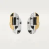 Geometrie & Contrastes øreringe, onyx, pavé Geometrie & Contrastes øreringe, onyx, pavé