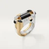 Geometrie & Contrastes-ring, onyx, pavé Geometrie & Contrastes-ring, onyx, pavé