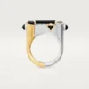 Geometrie & Contrastes-ring, onyx, pavé Geometrie & Contrastes-ring, onyx, pavé