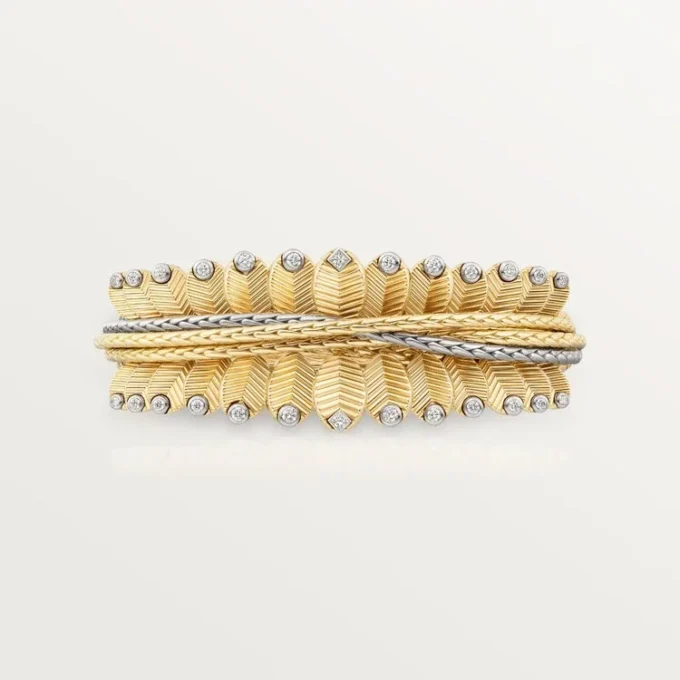 Grain De Cafe-armbånd, diamanter Grain De Cafe-armbånd, diamanter