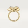 Grain De Cafe-ring, diamanter Grain De Cafe-ring, diamanter