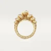 Grain De Cafe-ring, diamanter Grain De Cafe-ring, diamanter