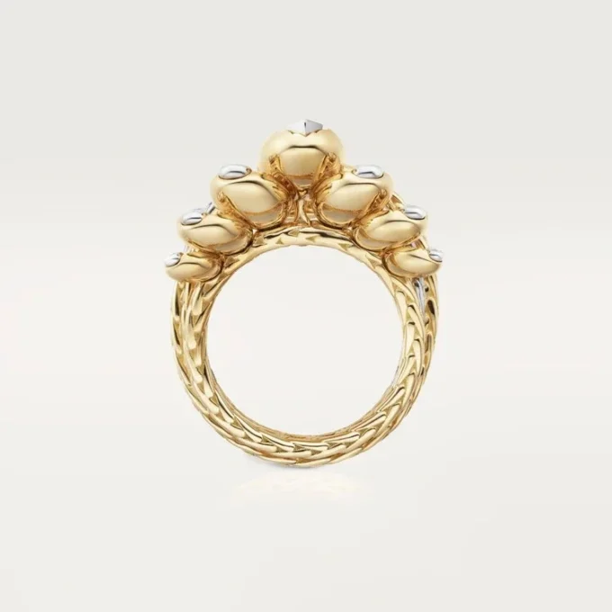Grain De Cafe-ring, diamanter Grain De Cafe-ring, diamanter