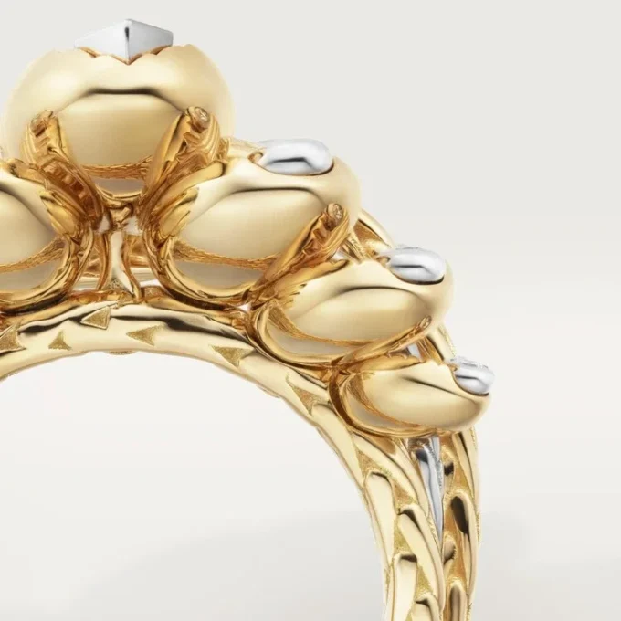 Grain De Cafe-ring, diamanter Grain De Cafe-ring, diamanter