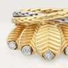 Grain De Cafe-ring, diamanter Grain De Cafe-ring, diamanter