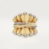 Grain De Cafe-ring, diamanter Grain De Cafe-ring, diamanter