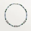 High Jewelry halskæde – hvidguld, chalcedon, skarn, turkis, sort lak, diamanter – Cartier High Jewelry halskæde – hvidguld, chalcedon, skarn, turkis, sort lak, diamanter – Cartier