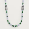 High Jewelry halskæde – hvidguld, chalcedon, skarn, turkis, sort lak, diamanter – Cartier High Jewelry halskæde – hvidguld, chalcedon, skarn, turkis, sort lak, diamanter – Cartier