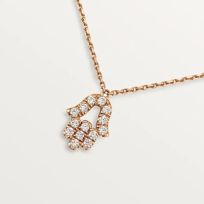 Hjerter og symboler vedhæng – rosa guld, diamanter – Cartier Hjerter og symboler vedhæng – rosa guld, diamanter – Cartier