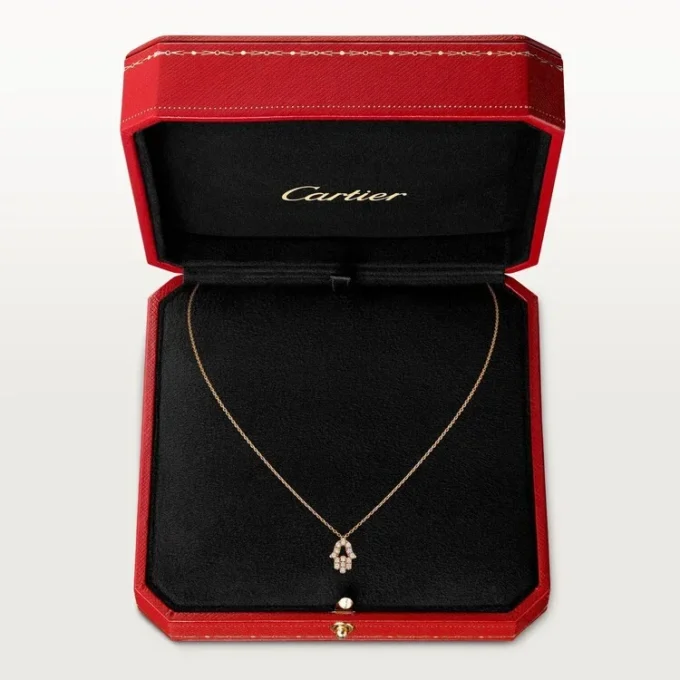 Hjerter og symboler vedhæng – rosa guld, diamanter – Cartier Hjerter og symboler vedhæng – rosa guld, diamanter – Cartier