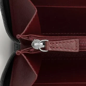 International tegnebog med lynlås, Must De Cartier – sort kalveskind, palladiumfinish – Cartier