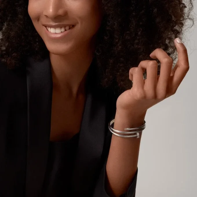 Juste Un Clou-armbånd, dobbelt, diamanter Juste Un Clou-armbånd, dobbelt, diamanter