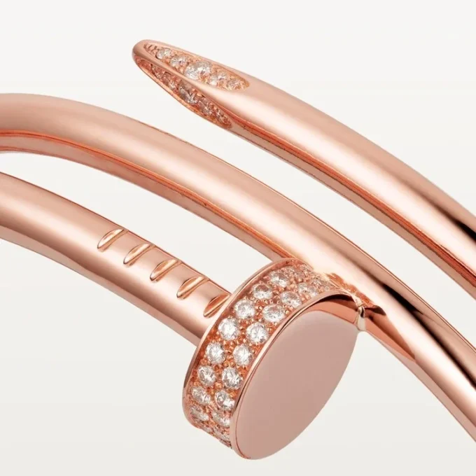 Juste Un Clou-armbånd, dobbelt, diamanter Juste Un Clou-armbånd, dobbelt, diamanter