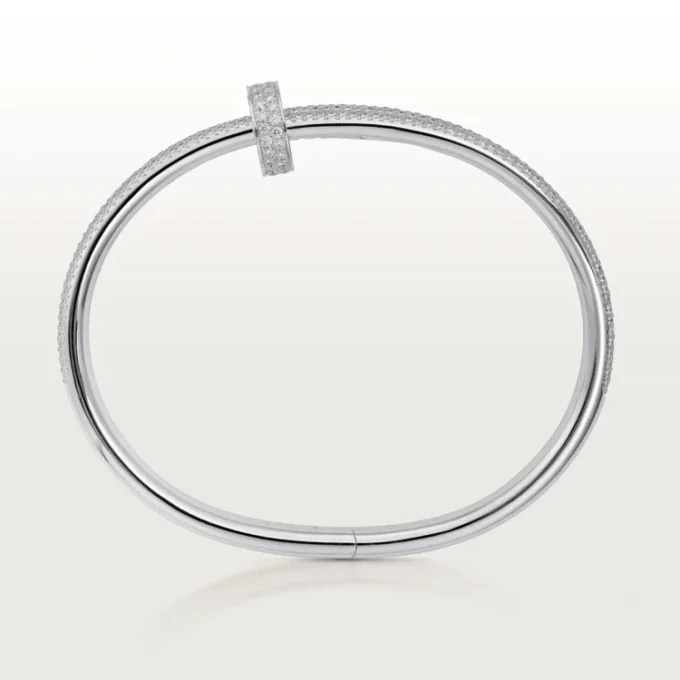 Juste Un Clou armbånd, dobbelt, halvpavet Juste Un Clou armbånd, dobbelt, halvpavet