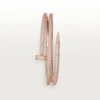 Juste Un Clou armbånd, dobbelt, halvpavet Juste Un Clou armbånd, dobbelt, halvpavet