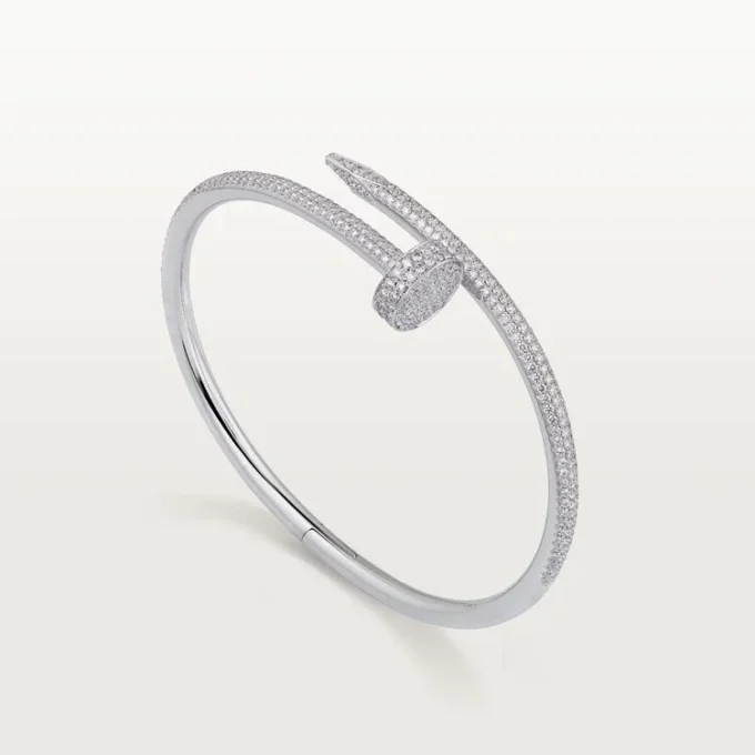 Juste Un Clou armbånd, klassisk model, diamanter Juste Un Clou armbånd, klassisk model, diamanter