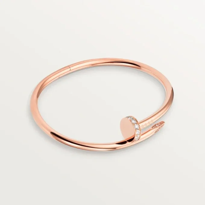 Juste Un Clou armbånd, klassisk model, diamanter Juste Un Clou armbånd, klassisk model, diamanter