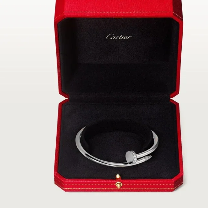 Juste Un Clou armbånd, klassisk model, diamanter Juste Un Clou armbånd, klassisk model, diamanter