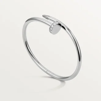 Juste Un Clou armbånd, klassisk model, diamanter